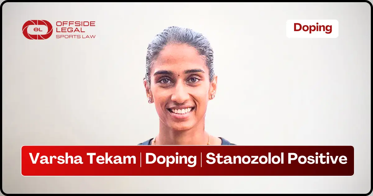 Varsha Tekam Doping Ban: Indian Athlete Banned for Three Years for Evading Test