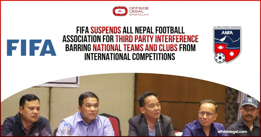 FIFA Suspends Nepal Football Amid Governance Row