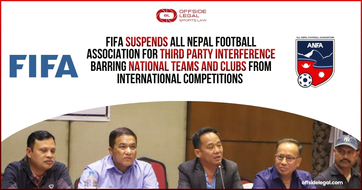 FIFA Suspends Nepal Football Amid Governance Row