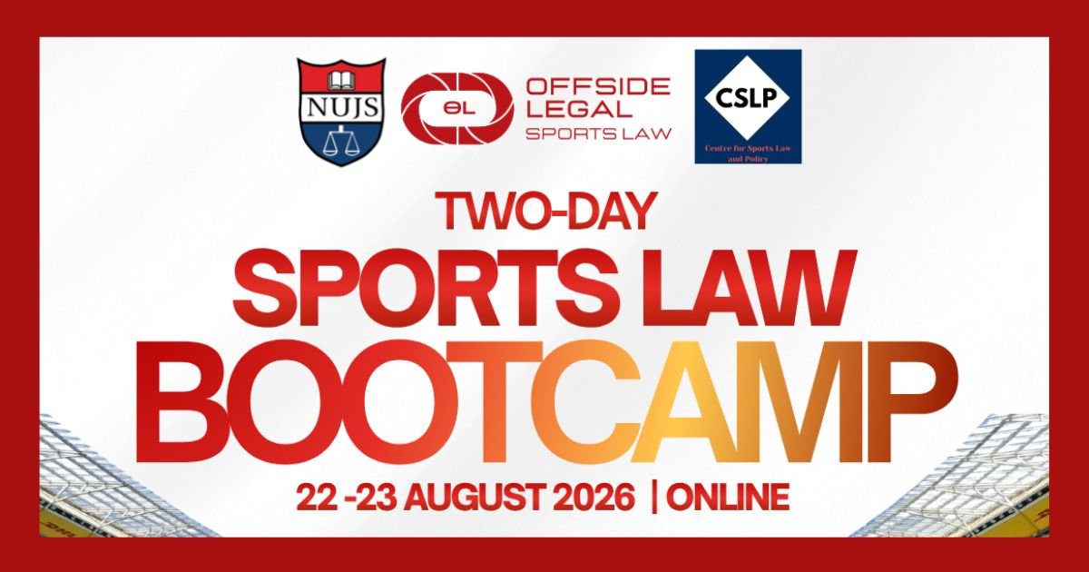 Sports Law Bootcamp 2026: Registrations Open