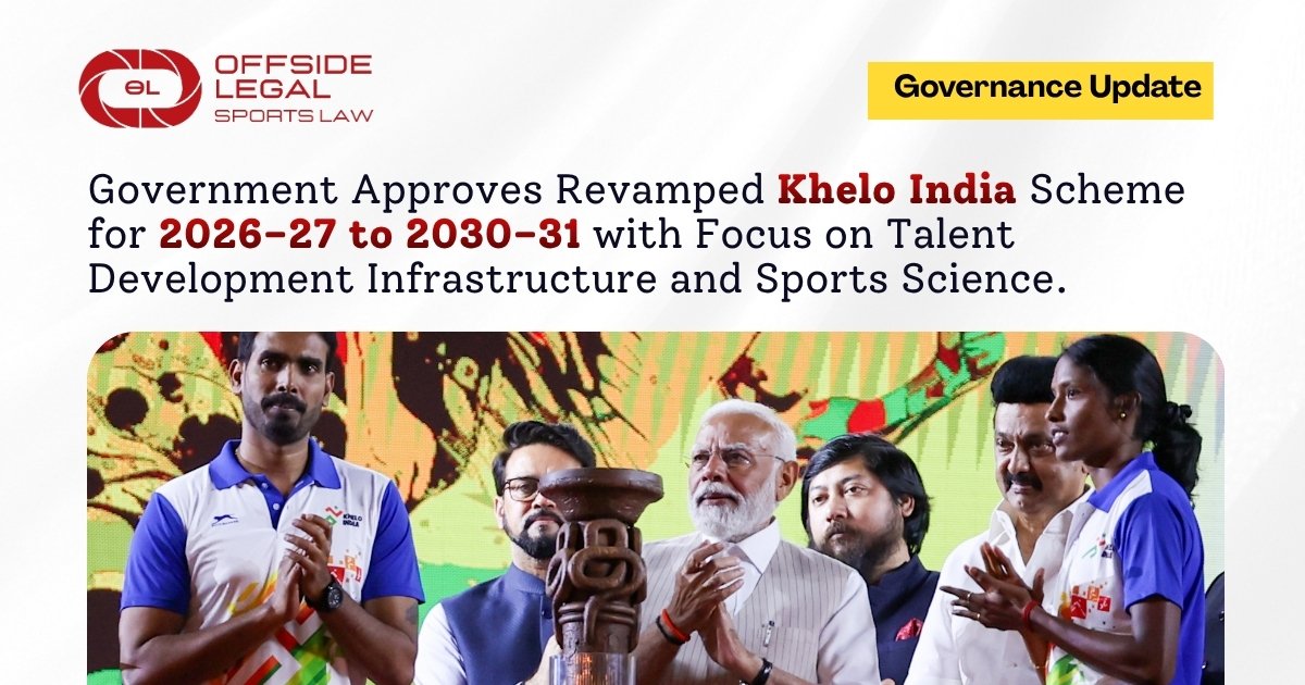 Khelo India Scheme Revamped: ₹36,441 Crore Approved for 2026–31
