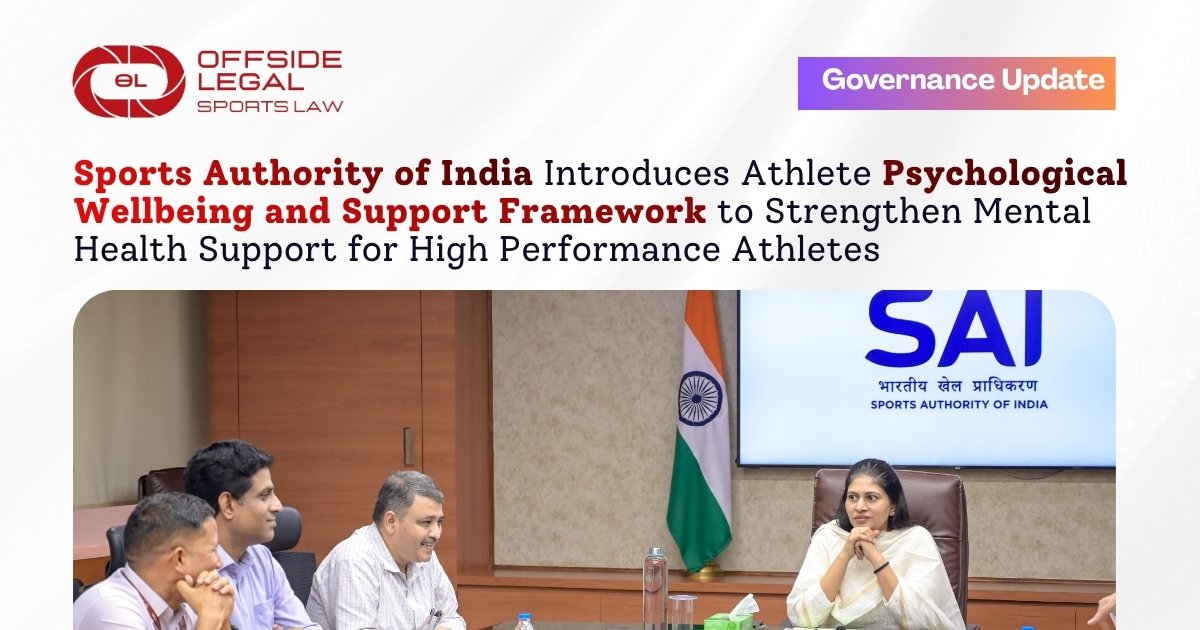 SAI Rolls Out Athlete Wellbeing Framework for Mental Health Support
